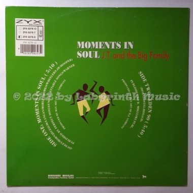 J.T. And The Big Family - Moments In Soul • 12" Vinyl Maxi - Labyrinth Music