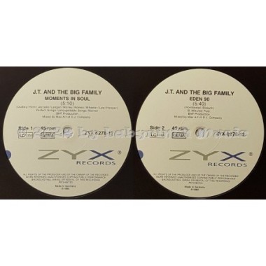 J.T. And The Big Family - Moments In Soul • 12" Vinyl Maxi - Labyrinth Music