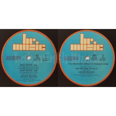 Jackie Wilson - Reet Petite • 12" Vinyl Maxi - Labyrinth Music