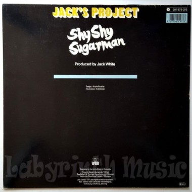 Jack's Project - Shy Shy Sugarman • 12" Vinyl Maxi • EX - Labyrinth Music