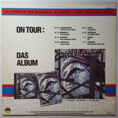 Jackson Browne - Lives In The Balance • 12" Vinyl Maxi • EX - Labyrinth Music