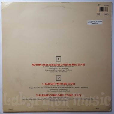 The Jacksons - Nothin (That Compares 2 U) • 12" Vinyl Maxi • EX - Labyrinth Music