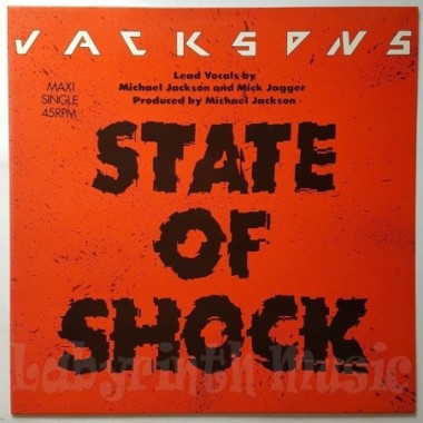 The Jacksons - State Of Shock • 12" Vinyl Maxi • NM - Labyrinth Music