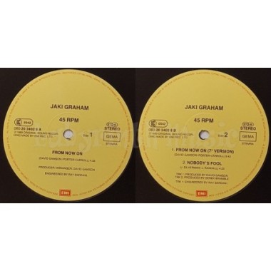 Jaki Graham - From Now On • 12" Vinyl Maxi • MINT - Labyrinth Music