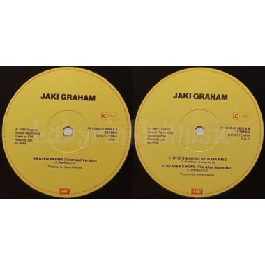 Jaki Graham - Heaven Knows • 12" Vinyl Maxi • EX - Labyrinth Music