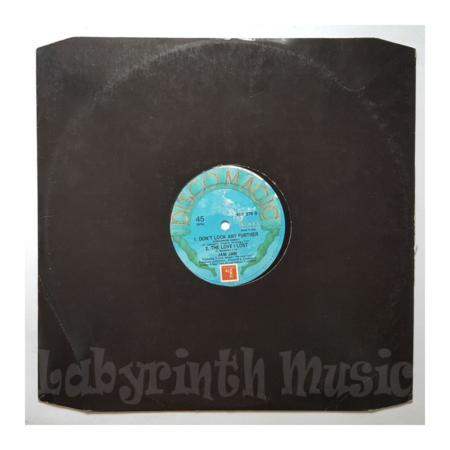 Jam Jam - Don't Look Any Further • 12" Vinyl Maxi - Labyrinth Music