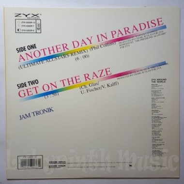 Jam Tronik - Another Day In Paradise • Remix • 12" Vinyl Maxi • MINT - Labyrinth Music