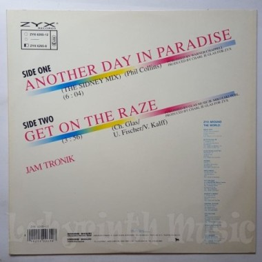 Jam Tronik - Another Day In Paradise • The Sidney Mix • 12" Vinyl Maxi • NM - Labyrinth Music
