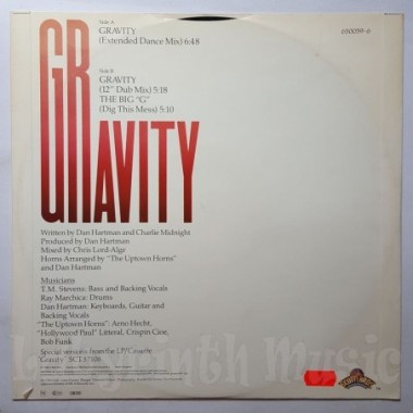 James Brown - Gravity • 12" Vinyl Maxi • MINT - Labyrinth Music