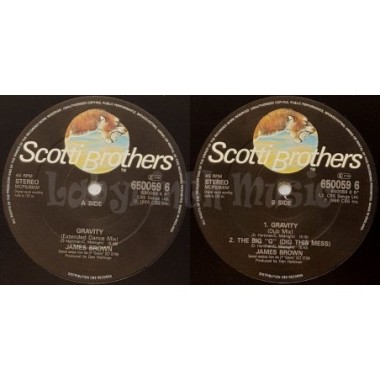 James Brown - Gravity • 12" Vinyl Maxi • MINT - Labyrinth Music