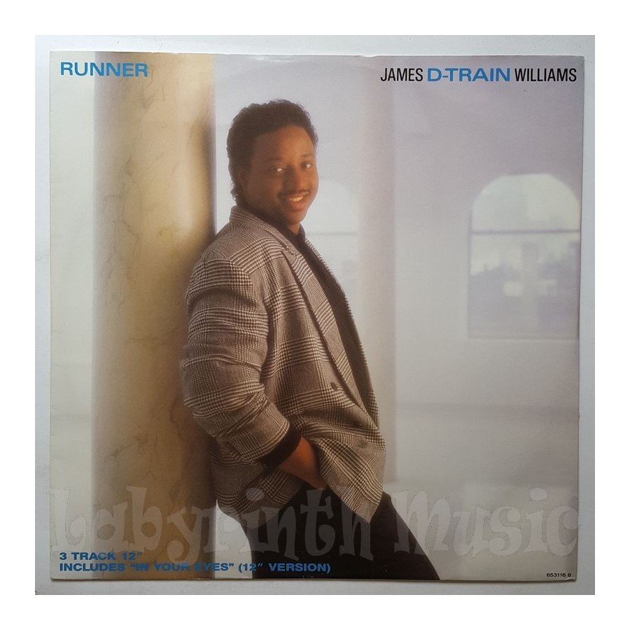 James D-Train Williams - Runner • 12" Vinyl Maxi • MINT - Labyrinth Music