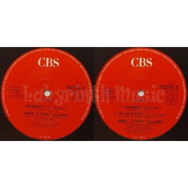 James D-Train Williams - Runner • 12" Vinyl Maxi • MINT - Labyrinth Music