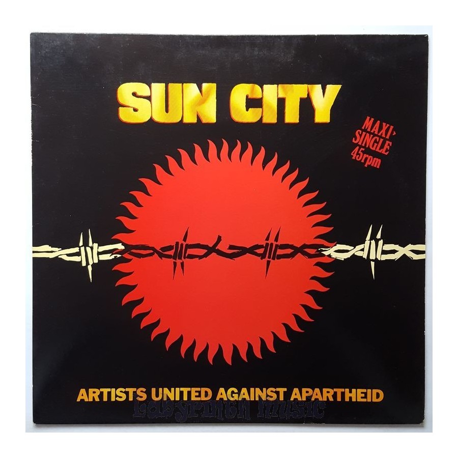 Artists United Against Apartheid - Sun City • 12" Vinyl Maxi • EX - Labyrinth Music
