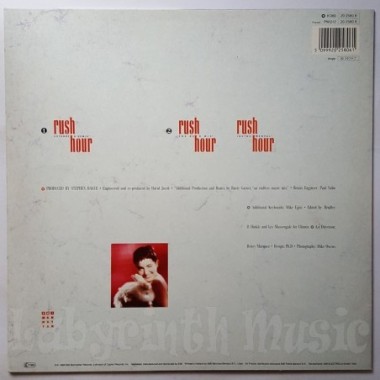 Jane Wiedlin - Rush Hour • 12" Vinyl Maxi • EX - Labyrinth Music