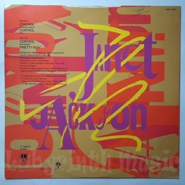 Janet Jackson - Control • 12" Vinyl Maxi - Labyrinth Music