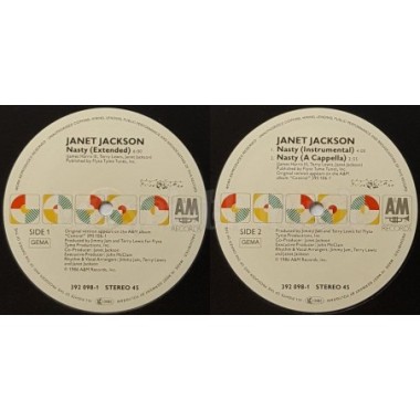 Janet Jackson - Nasty • 12" Vinyl Maxi - Labyrinth Music
