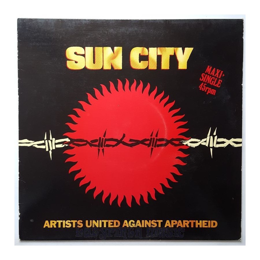 Artists United Against Apartheid - Sun City • 12" Vinyl Maxi • EX - Labyrinth Music