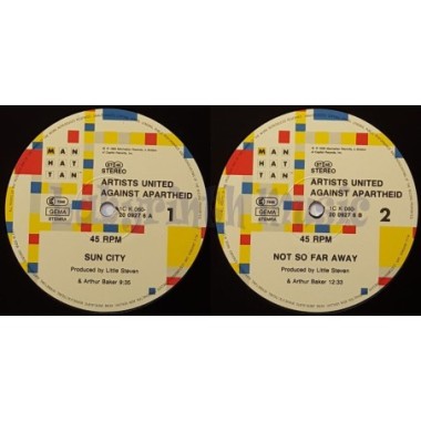 Artists United Against Apartheid - Sun City • 12" Vinyl Maxi • EX - Labyrinth Music