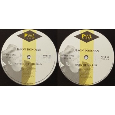 Jason Donovan - Rhythm Of The Rain • 12" Vinyl Maxi • EX - Labyrinth Music