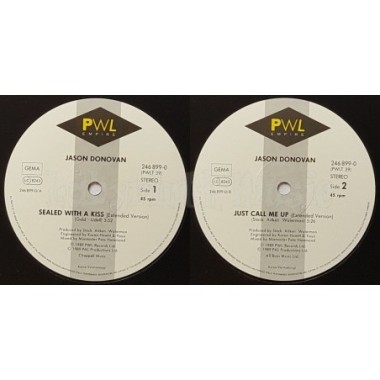 Jason Donovan - Sealed With A Kiss • 12" Vinyl Maxi - Labyrinth Music