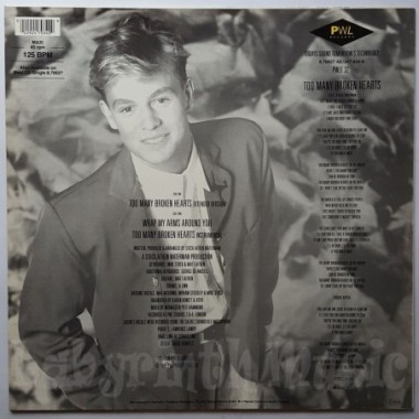 Jason Donovan - Too Many Broken Hearts • 12" Vinyl Maxi • MINT - Labyrinth Music