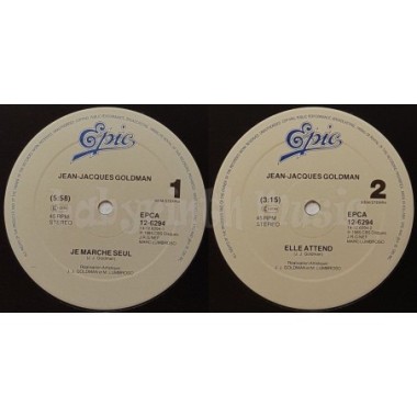Jean-Jacques Goldman - Je Marche Seul • 12" Vinyl Maxi • MINT - Labyrinth Music