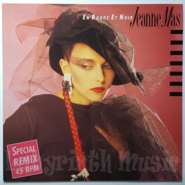 Jeanne Mas - En Rouge Et Noir • 12" Vinyl Maxi • MINT - Labyrinth Music