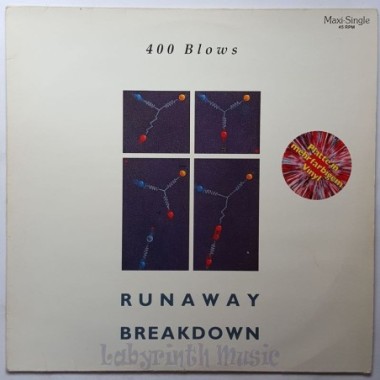 400 Blows - Runaway • 12" Vinyl Maxi • EX - Labyrinth Music