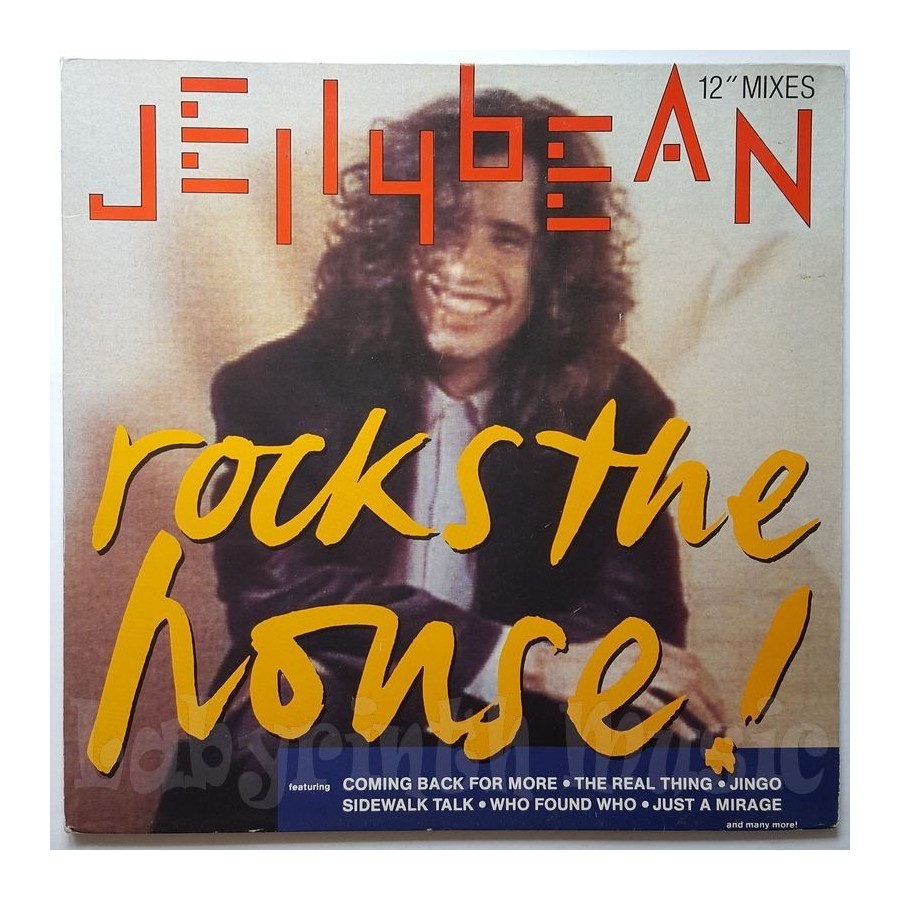 Jellybean - Rocks The House • 12" Vinyl LP • EX - Labyrinth Music