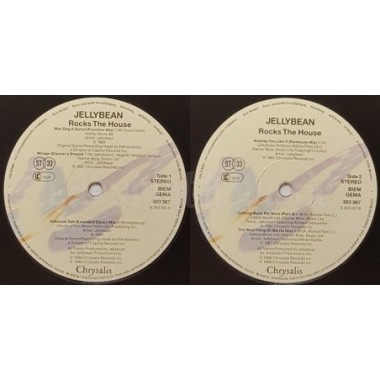 Jellybean - Rocks The House • 12" Vinyl LP • EX - Labyrinth Music