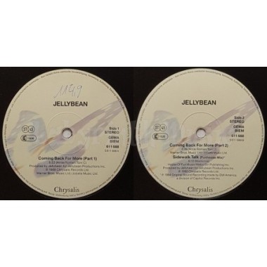 Jellybean Feat. Richard Darbyshire - Coming Back For More • 12" Vinyl Maxi - Labyrinth Music