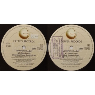 Jennifer Holliday - No Frills Love • 12" Vinyl Maxi • EX - Labyrinth Music