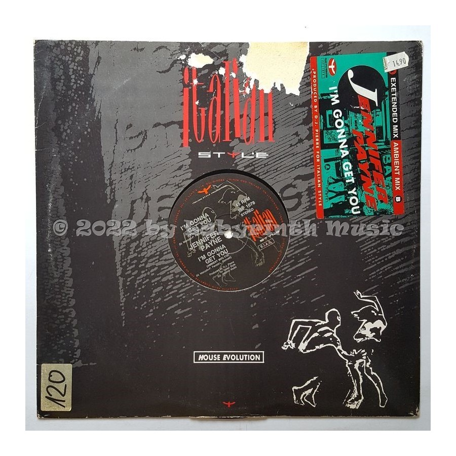 Jennifer Payne - I'm Gonna Get You • 12" Vinyl Maxi - Labyrinth Music