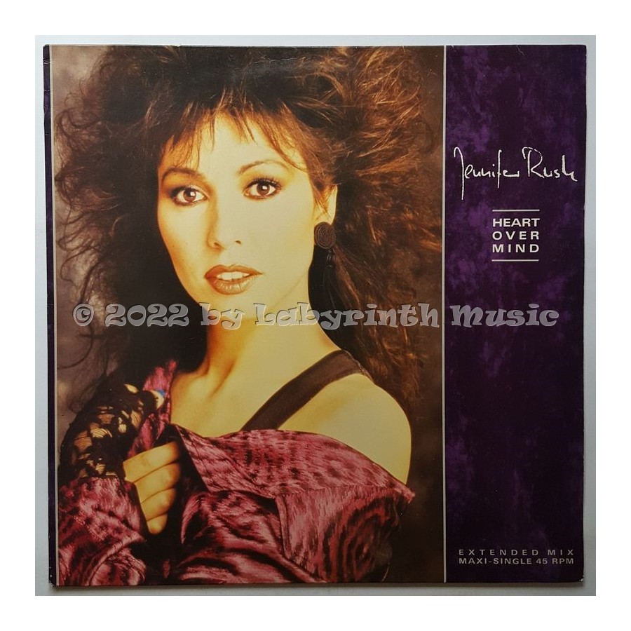 Jennifer Rush - Heart Over Mind • 12" Vinyl Maxi • EX - Labyrinth Music