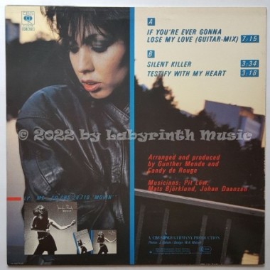 Jennifer Rush - If You're Ever Gonna Lose My Love • 12" Vinyl Maxi • NM - Labyrinth Music