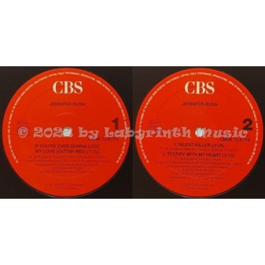 Jennifer Rush - If You're Ever Gonna Lose My Love • 12" Vinyl Maxi • NM - Labyrinth Music