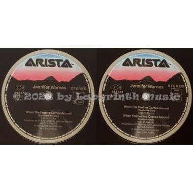 Jennifer Warnes - When The Feelings Comes Around • 12" Vinyl Maxi • EX - Labyrinth Music