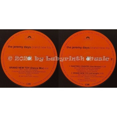 The Jeremy Days - Brand New Toy • 12" Vinyl Maxi - Labyrinth Music