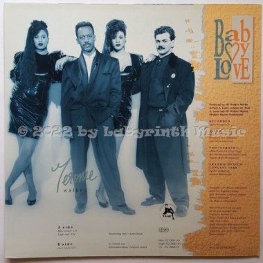 Jerome Walker - Baby Love • 12" Vinyl Maxi • MINT - Labyrinth Music