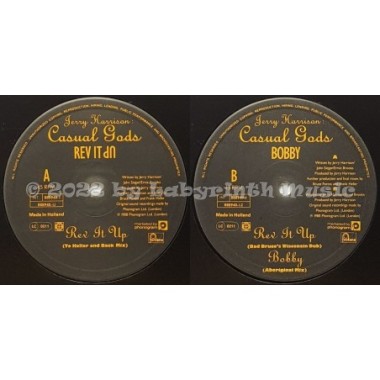 Jerry Harrison: Casual Gods - Rev It Up • 12" Vinyl Maxi • NM - Labyrinth Music