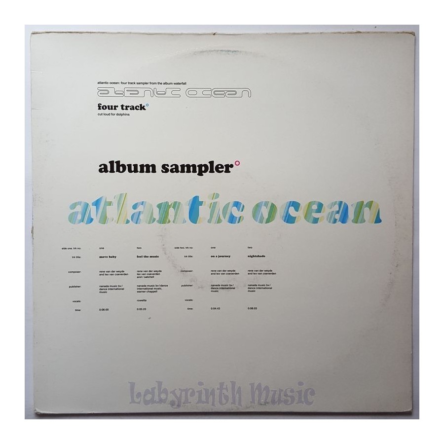 Atlantic Ocean - Album Sampler • 12" Vinyl LP • EX - Labyrinth Music