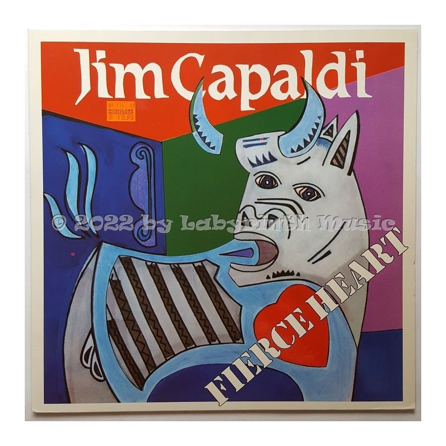 Jim Capaldi - Fierce Heart • 12" Vinyl LP • MINT - Labyrinth Music
