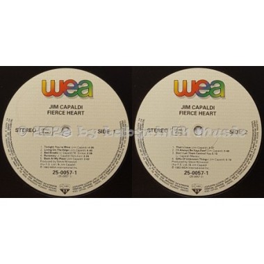Jim Capaldi - Fierce Heart • 12" Vinyl LP • MINT - Labyrinth Music