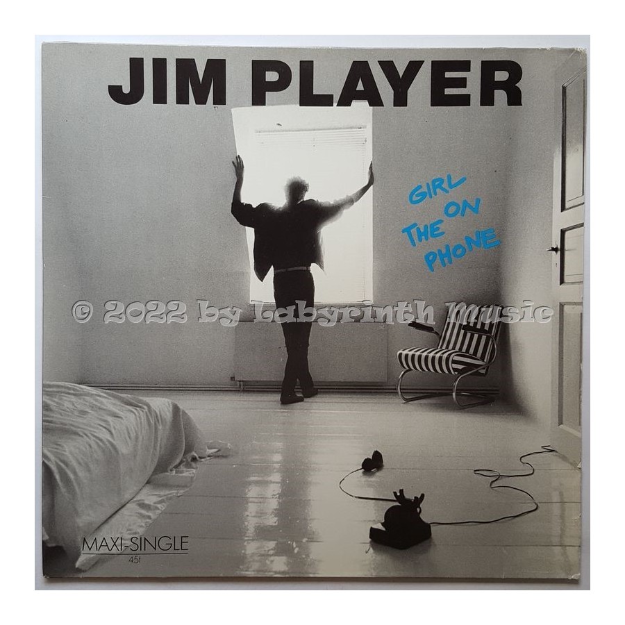 Jim Player - Girl On The Phone • 12" Vinyl Maxi • EX - Labyrinth Music