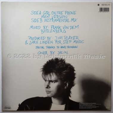 Jim Player - Girl On The Phone • 12" Vinyl Maxi • EX - Labyrinth Music