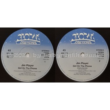 Jim Player - Girl On The Phone • 12" Vinyl Maxi • EX - Labyrinth Music