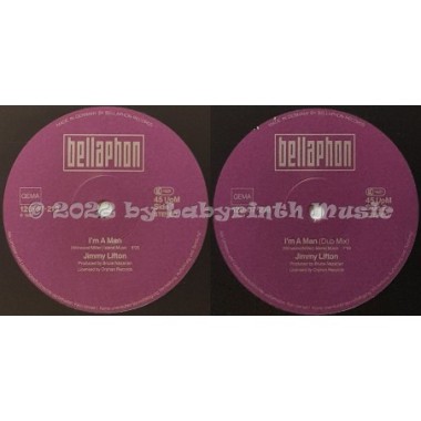 Jimmy Lifton - I'm A Man • 12" Vinyl Maxi • EX - Labyrinth Music