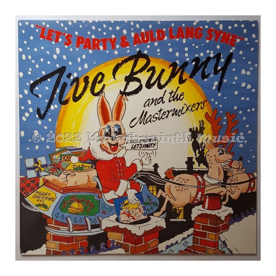 Jive Bunny And The Mastermixers - Let's Party • 12" Vinyl Maxi • MINT - Labyrinth Music