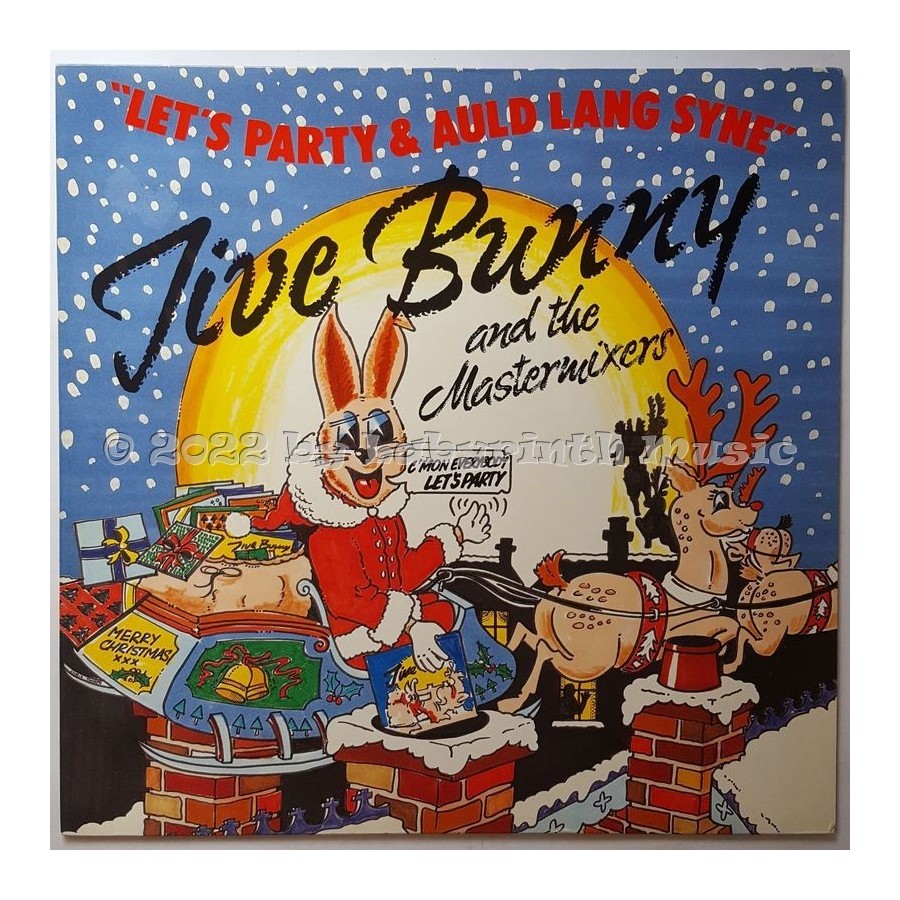 Jive Bunny And The Mastermixers - Let's Party • 12" Vinyl Maxi • NM - Labyrinth Music