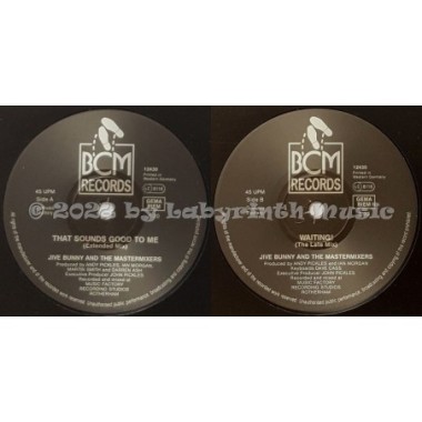 Jive Bunny And The Mastermixers - That Sounds Good To Me • 12" Vinyl Maxi • EX - Labyrinth Music